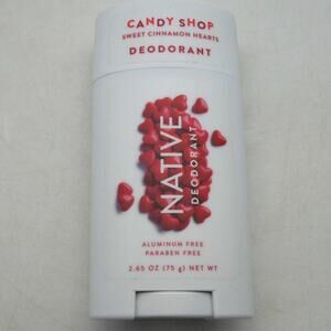 NEW Native CANDY SHOP Deodorant SWEET CINNAMON HEARTS 2.65oz Aluminum Fr